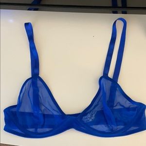Royal Blue Free People Bra